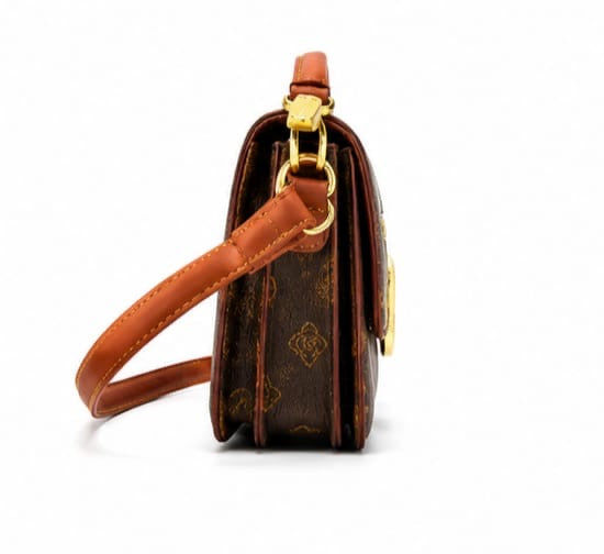 PREMIUM MONOGRAM SHOULDER HANDBAG