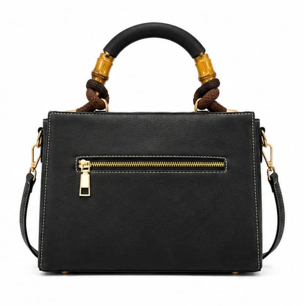 HANDCRAFTED FLORAL VINTAGE TOP HANDLE BAG