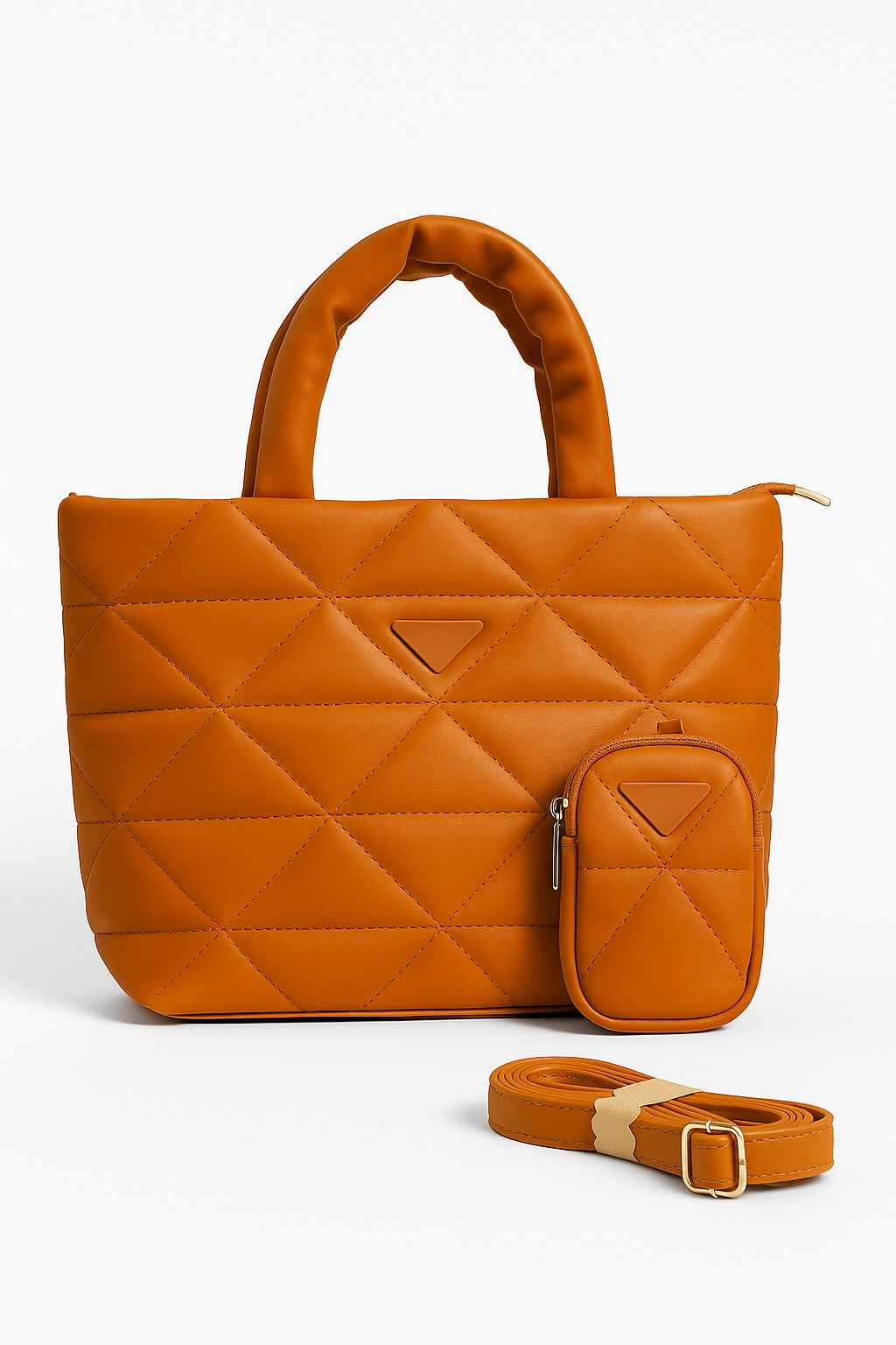 MERCY VEGAN LEATHER TOTE BAGS WITH SLINGS IN 2 COLORS