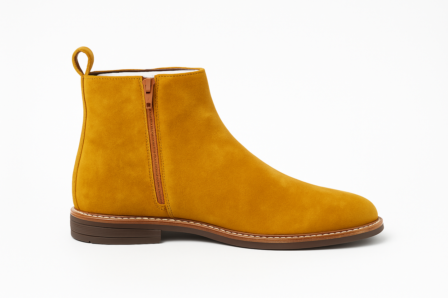MERCY SUEDE LEATHER CHELSEA BOOTS