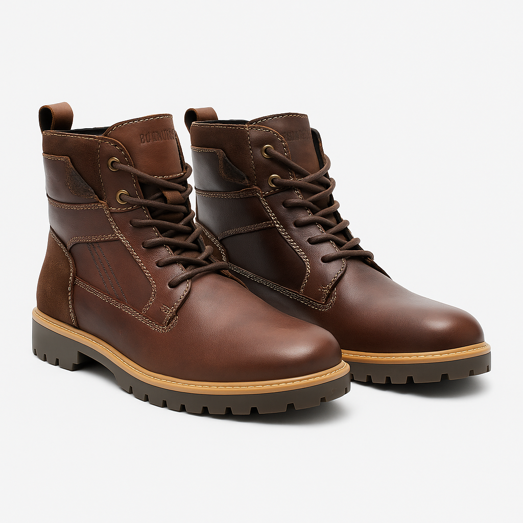 MERCY DARK BROWN HIKING BOOTS FOR MENS