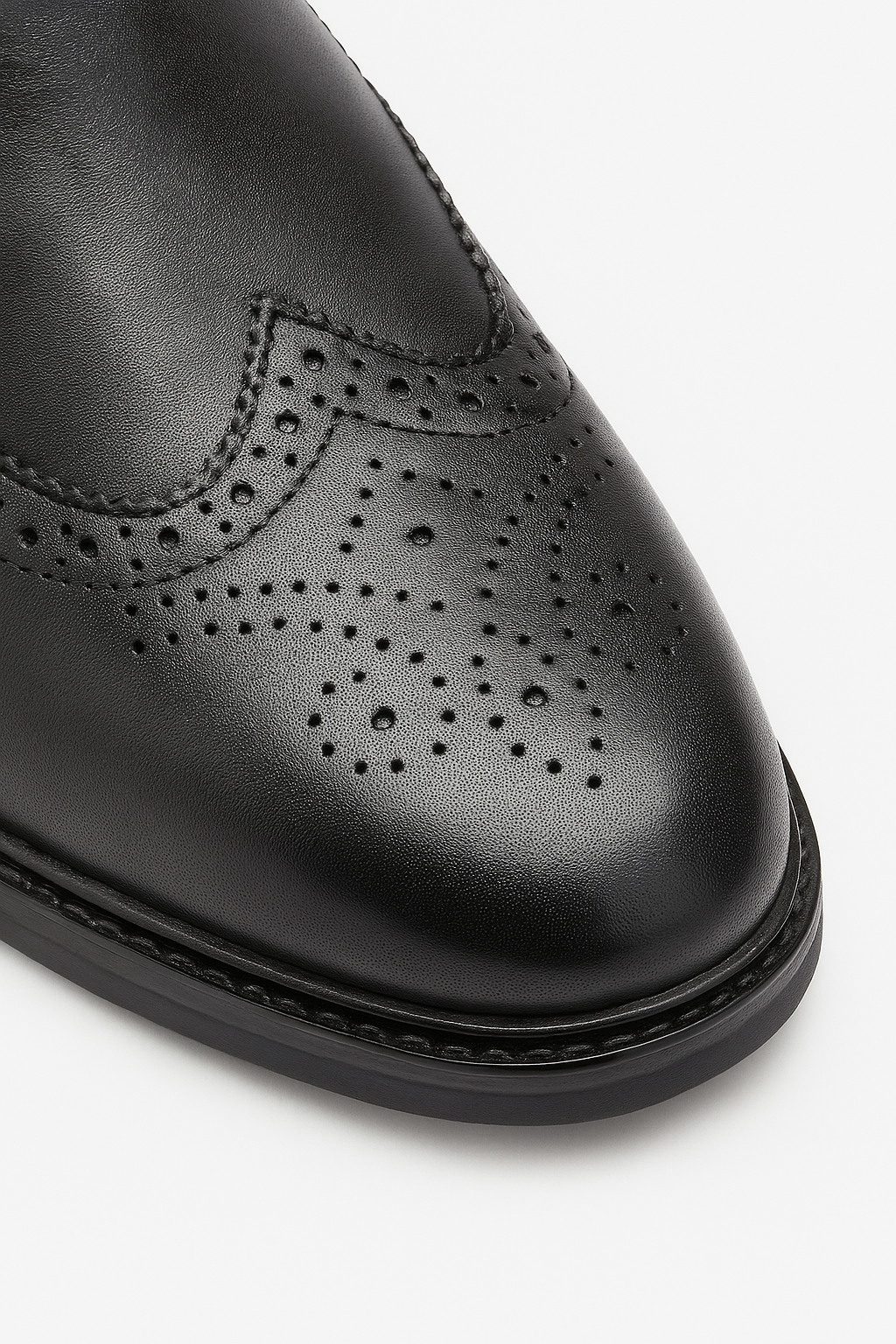 MERCY BROGUE BLACK COLOR CHELSEA BOOT