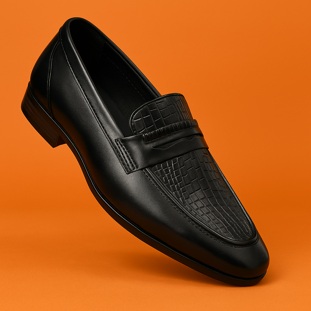 MERCY TEXTURED LEATHER LOAFERS