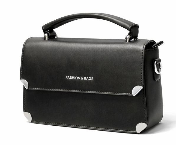 CLASSIC BLACK MINI TOP HANDLE HANDBAG
