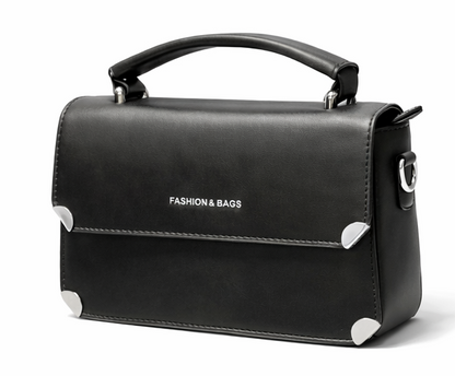 CLASSIC BLACK MINI TOP HANDLE HANDBAG