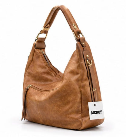 VINTAGE BROWN HOBO SHOULDER BAG