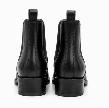 MEN’S PREMIUM BLACK CHELSEA BOOTS – GENUINE LEATHER FORMAL ANKLE BOOTS