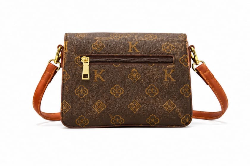 PREMIUM MONOGRAM SHOULDER HANDBAG