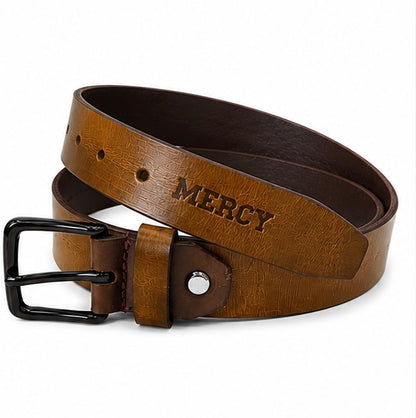 CLASSIC BROWN LEATHER BELT