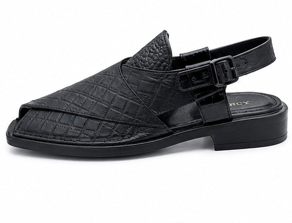 BLACK TEXTURE WITH HANDCRAFTED DETAILING LIGHTWEIGHT AND COMFORT