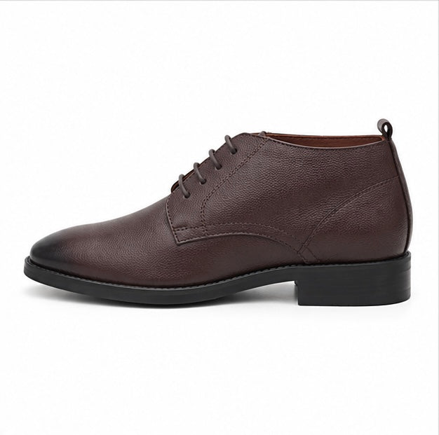 DARK BROWN LEATHER CHUKKA BOOTS FOR MEN – PREMIUM CASUAL & SMART FORMAL ANKLE BOOTS