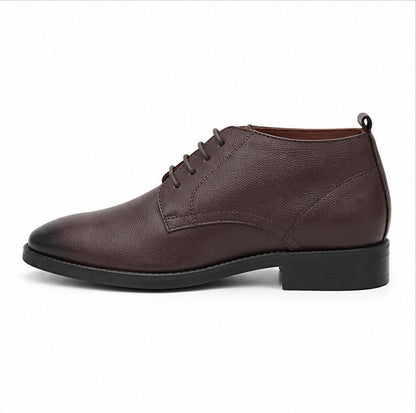 DARK BROWN LEATHER CHUKKA BOOTS FOR MEN – PREMIUM CASUAL & SMART FORMAL ANKLE BOOTS