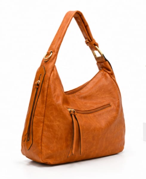 VINTAGE TAN HOBO SHOULDER BAG FOR WOMEN