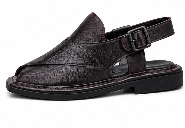 RICH DARK BROWN TEXTURE WITH HANDCRAFTED DETAILING. PERFECT BLEND OF ELEGANCE AND EVERYDAY COMFORT.