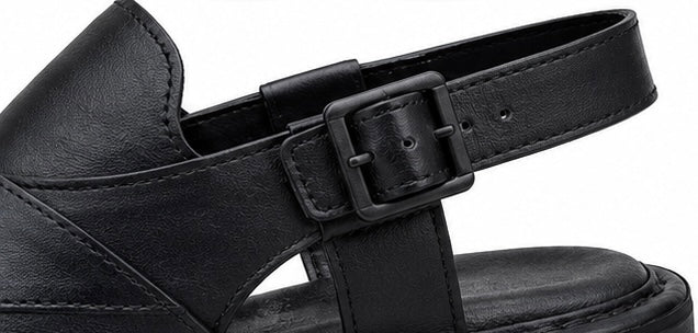 TIMELESS BLACK FINISH CRAFTED FOR FORMAL AND CASUAL WEAR. LIGHTWEIGHT, COMFORTABLE AND LONG-LASTING