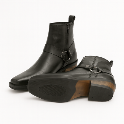 SQUARE TOE CUBAN HEEL COWBOY CHELSEA
