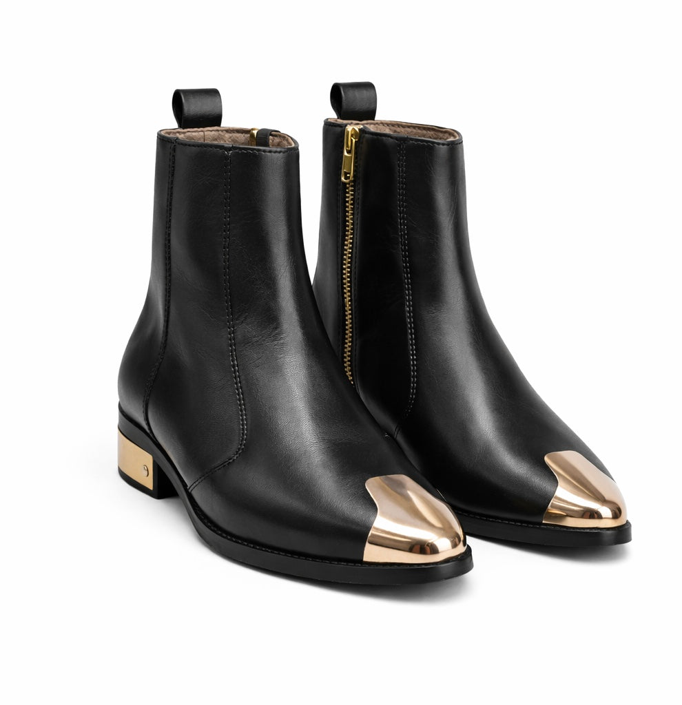 THE RENEGADE HARNESS BOOT PREMIUM LEATHER ANKLE BOOT