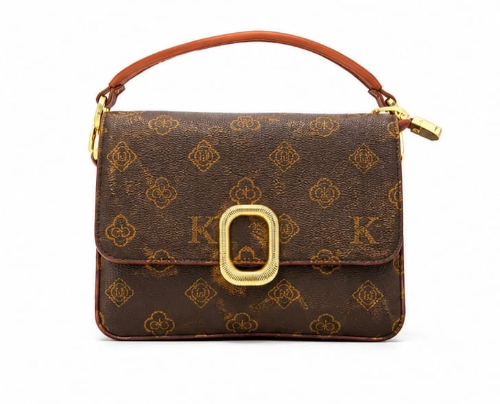 PREMIUM MONOGRAM SHOULDER HANDBAG