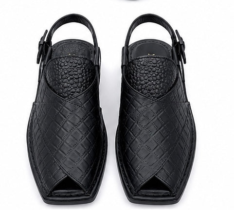 BLACK TEXTURE WITH HANDCRAFTED DETAILING LIGHTWEIGHT AND COMFORT