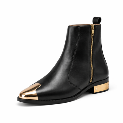 THE RENEGADE HARNESS BOOT PREMIUM LEATHER ANKLE BOOT