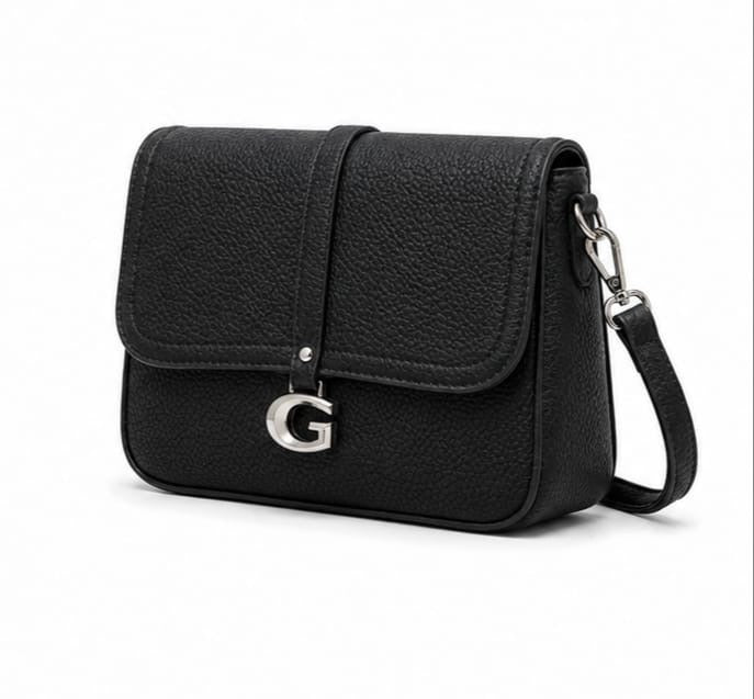 BLACK MINI CROSSBODY FLAP BAG (Copy)