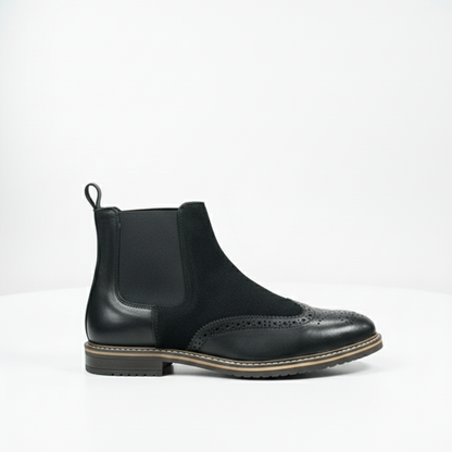 MEN’S WINGTIP CHELSEA BOOTS: CLASSIC STYLE AND MODERN COMFORT