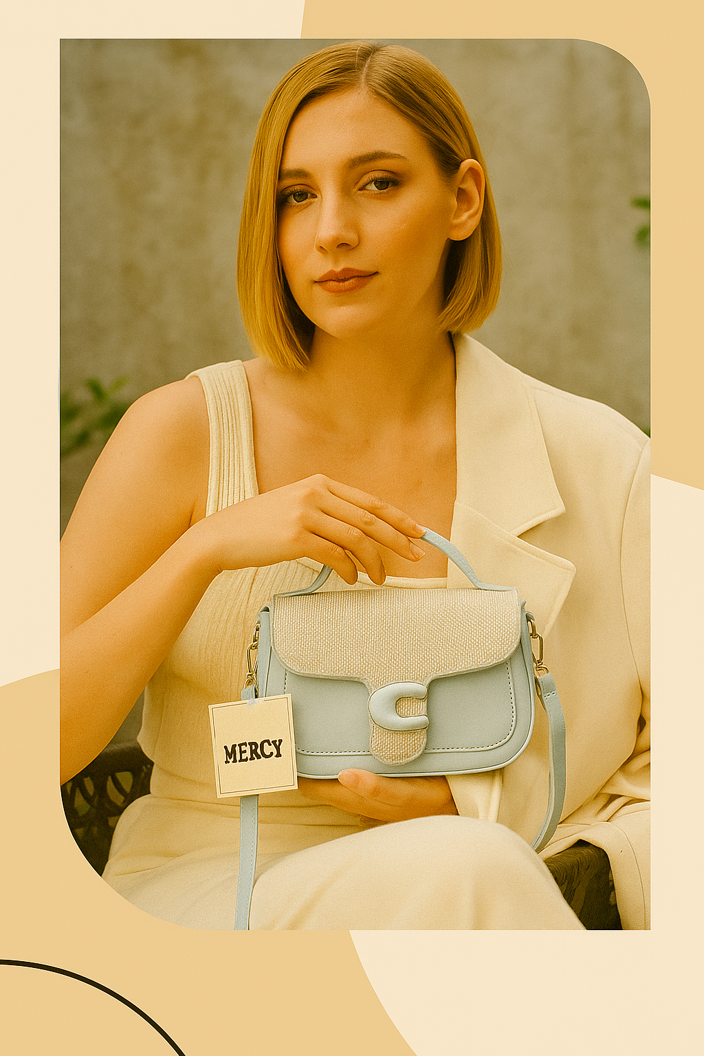 MERCY CLASSY HANDBAGS FOR WOMENS IN 2 COLORS