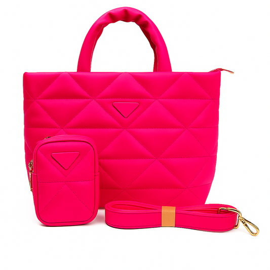 MERCY VEGAN LEATHER TOTE BAGS WITH SLINGS IN 2 COLORS