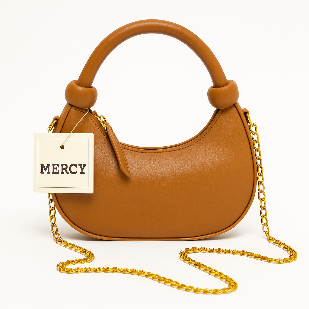 MERCY MINI MOON SHAPED HANDBAGS WITH SLINGS