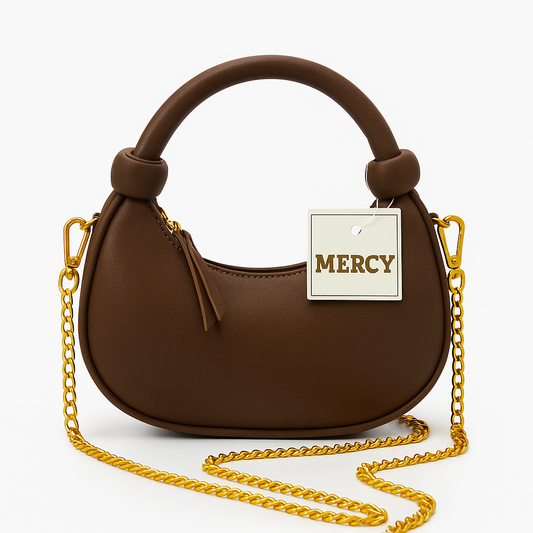 MERCY MINI MOON SHAPED HANDBAGS WITH SLINGS