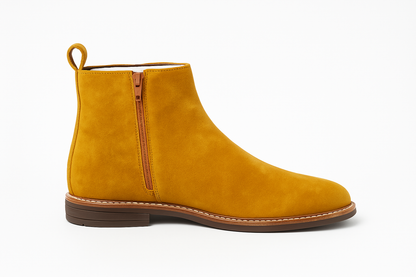 MERCY SUEDE LEATHER CHELSEA BOOTS