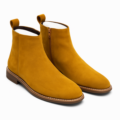 MERCY SUEDE LEATHER CHELSEA BOOTS