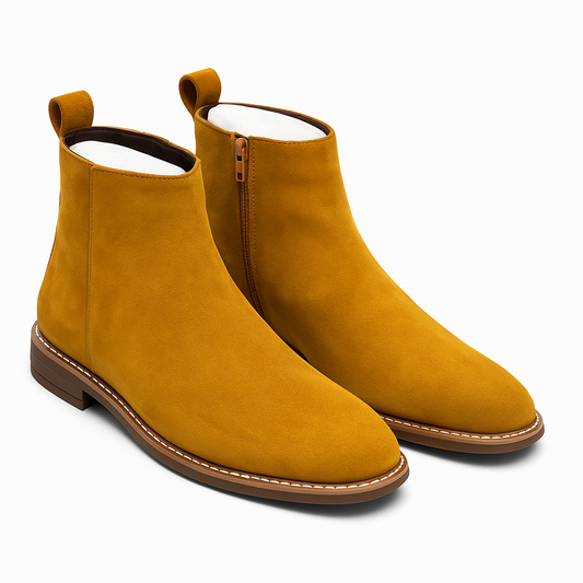 MERCY SUEDE LEATHER CHELSEA BOOTS
