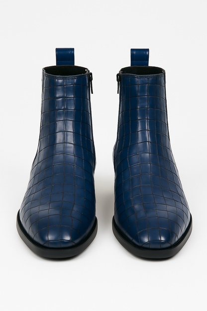 MERCY CROCODILE LEATHER CHELSEA BOOT