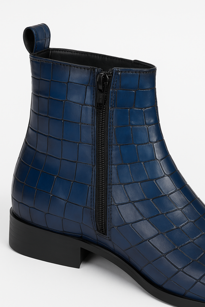 MERCY CROCODILE LEATHER CHELSEA BOOT