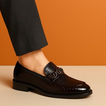 MERCY CROCODILE DESIGN LOAFER'S