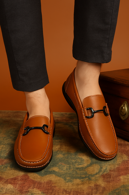 MERCY DAILY WEAR LOAFERS IN TAN COLOR