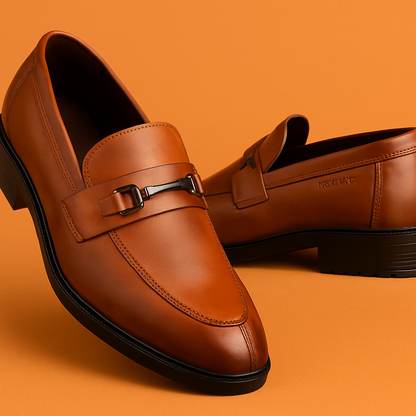 MERCY PURE LEATHER LOAFER'S WITH BUCKLE