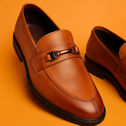 MERCY PURE LEATHER LOAFER'S WITH BUCKLE