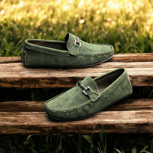 SLIP-ON LOAFERS WITH BUCKLE