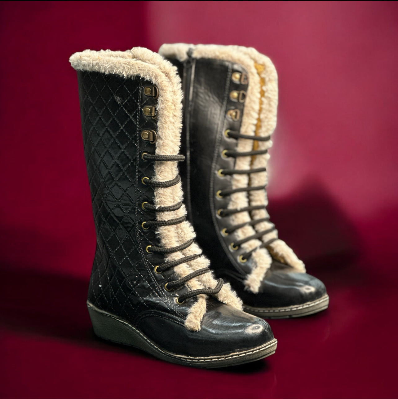 FURRY BOOTS FOR WOMEN