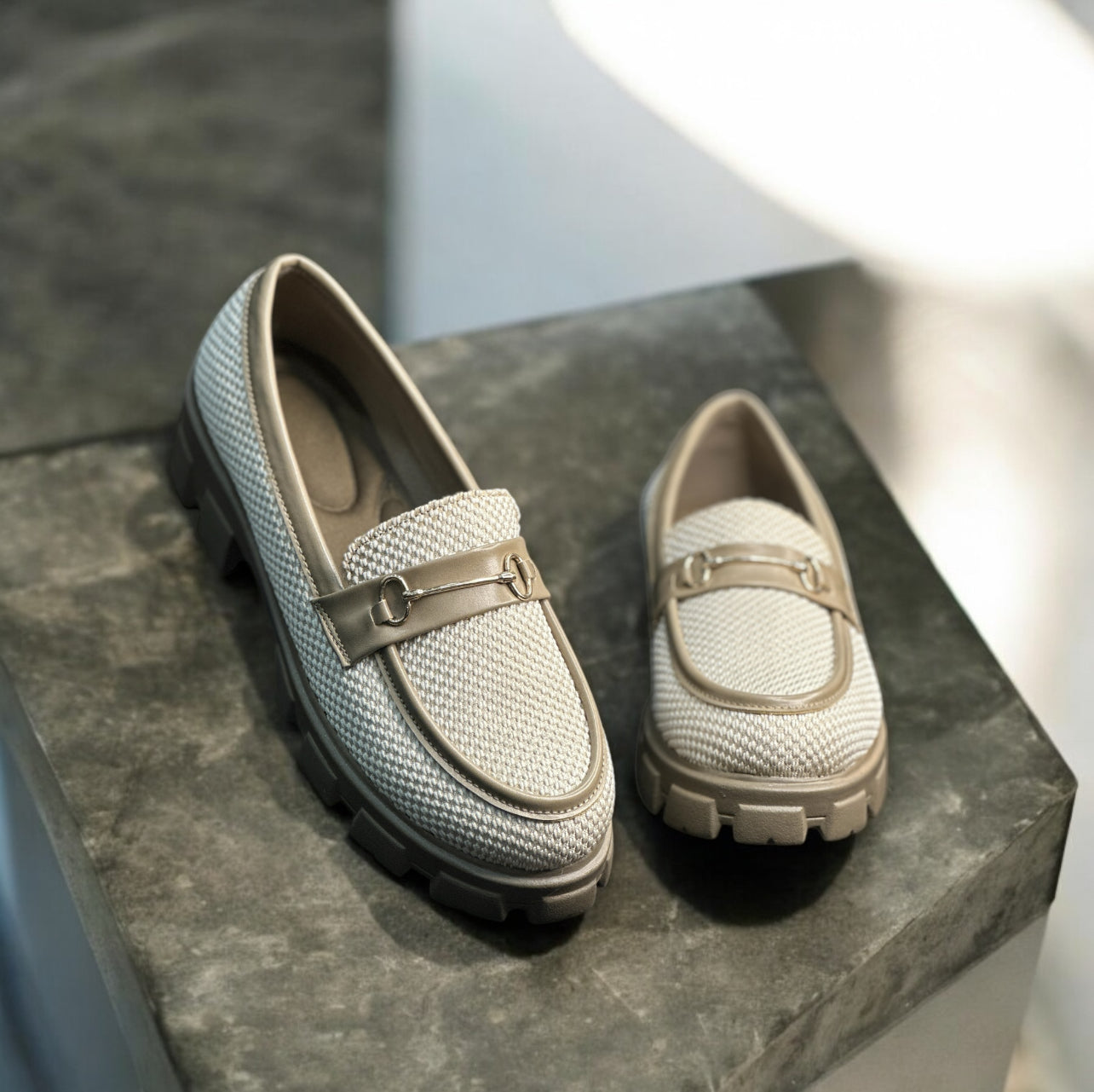 MERCY SLIP ON LOAFER CHUNKY SHOES