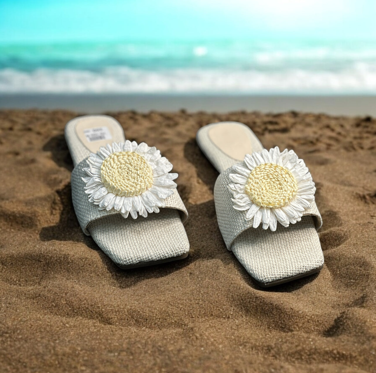 MERCY SPRING SUMMER DAISY FLOWER FLIP FLOP