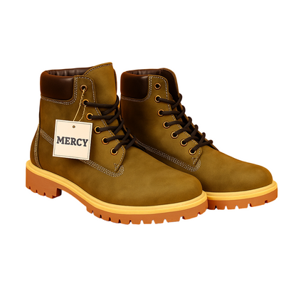 MERCY HIKING BOOTS IN OLIVE GREEN COLOR