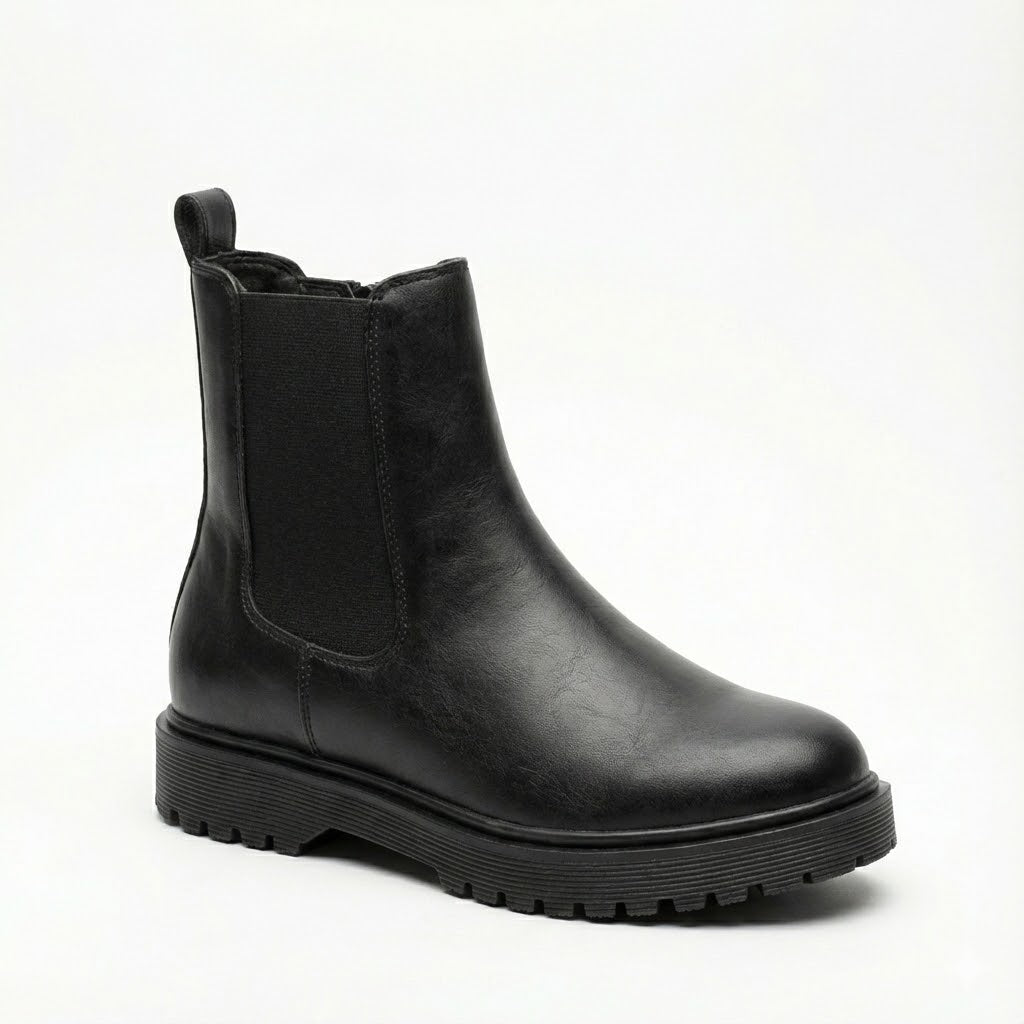ROUND TOE CHUNKY HEEL IN WOMEN’S CHELSEA