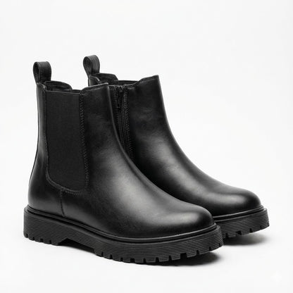 ROUND TOE CHUNKY HEEL IN WOMEN’S CHELSEA