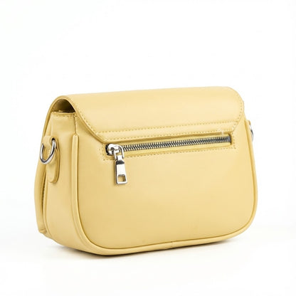 BUTTER YELLOW SIGNATURE BOW CROSSBODY BAG