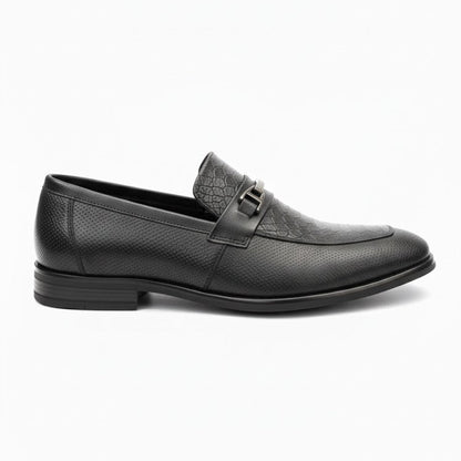 MEN’S BLACK FORMAL SLIP-ON SHOES