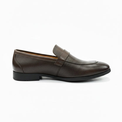 MEN’S DARK BROWN FORMAL MONK STRAP SHOES