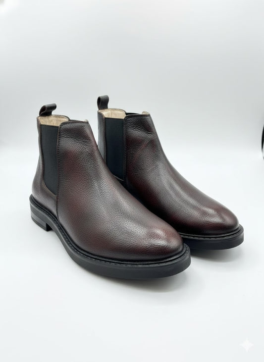 MEN’S BROWN FORMAL CHELSEA BOOTS